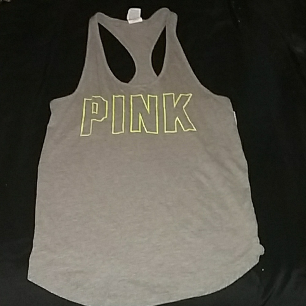 Pink Victoria's Secret razorback tank top
